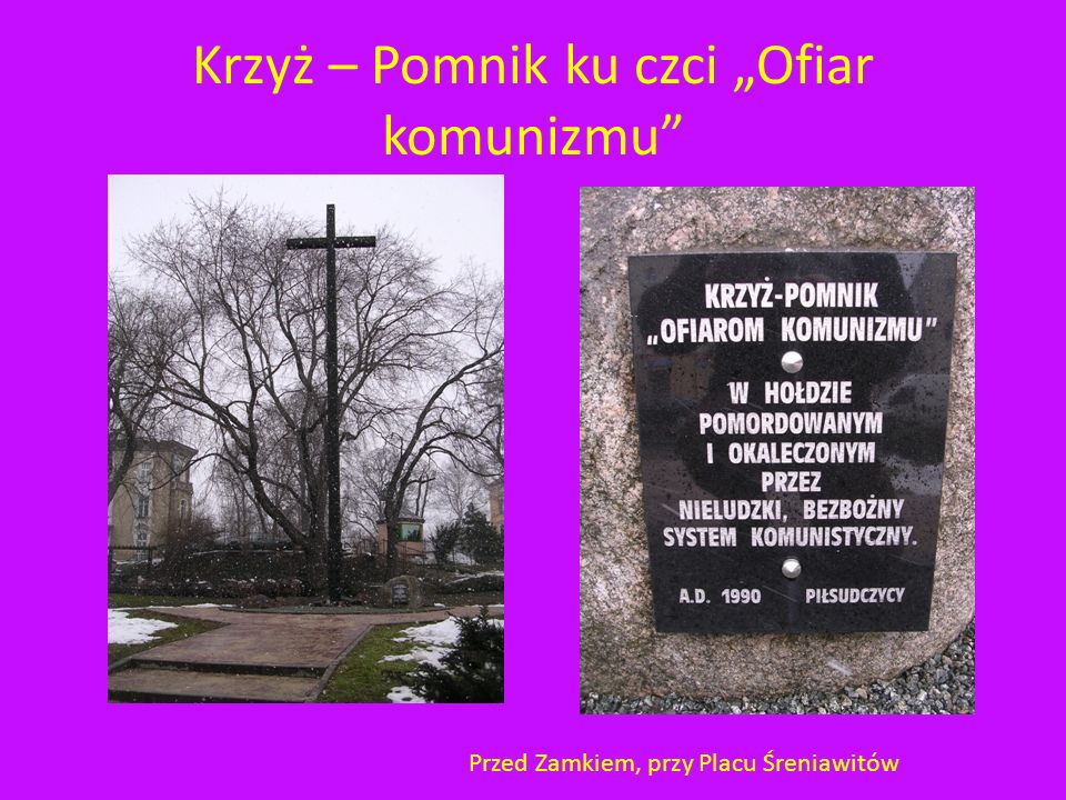 Krzyż – Pomnik ku czci „Ofiar komunizmu