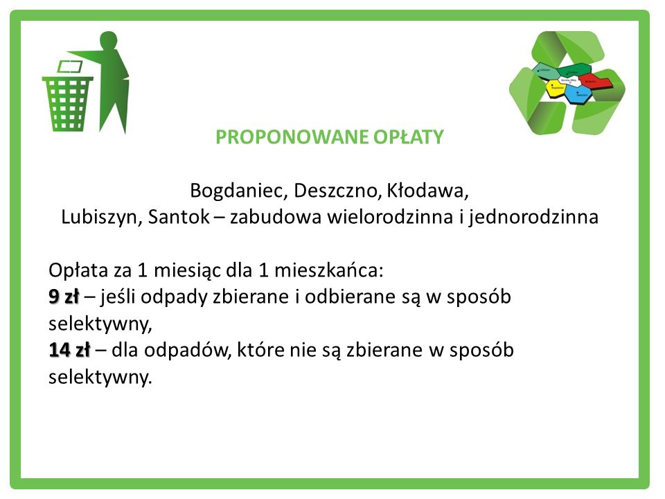 Bogdaniec, Deszczno, Kłodawa,