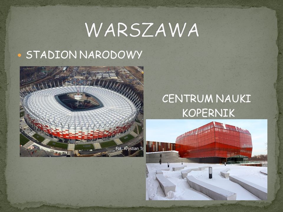 WARSZAWA STADION NARODOWY CENTRUM NAUKI KOPERNIK