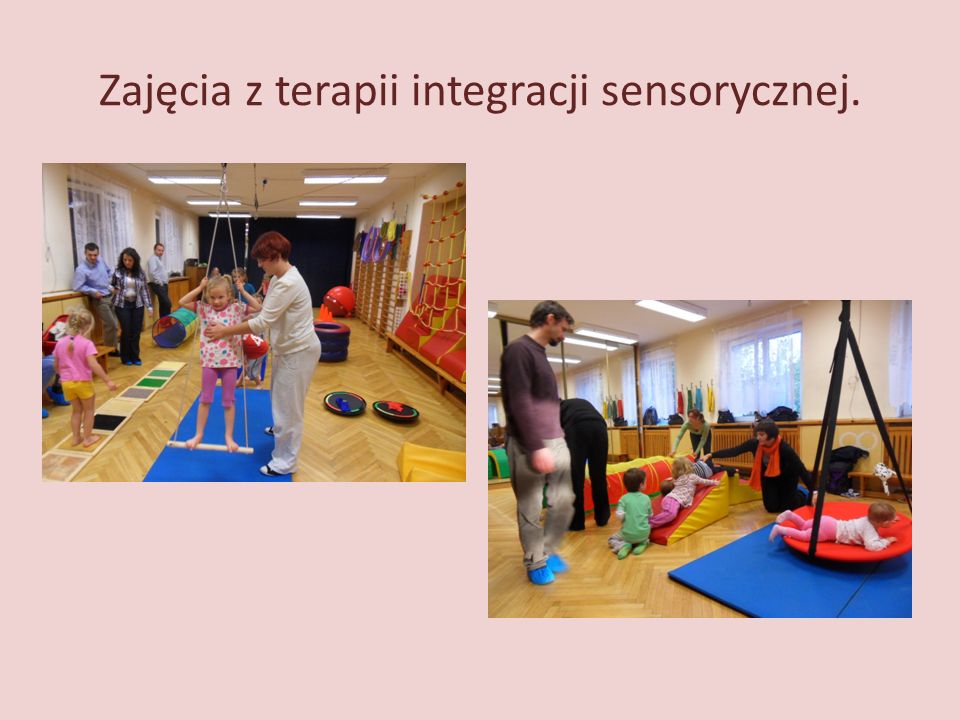Zajęcia z terapii integracji sensorycznej.
