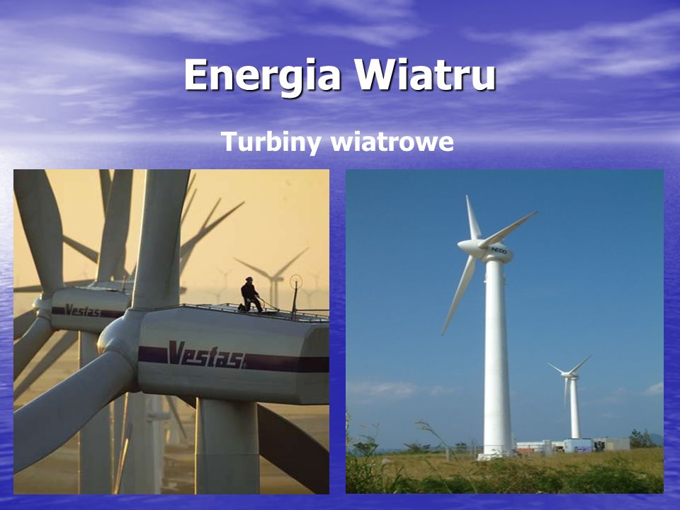 Energia Wiatru Turbiny wiatrowe