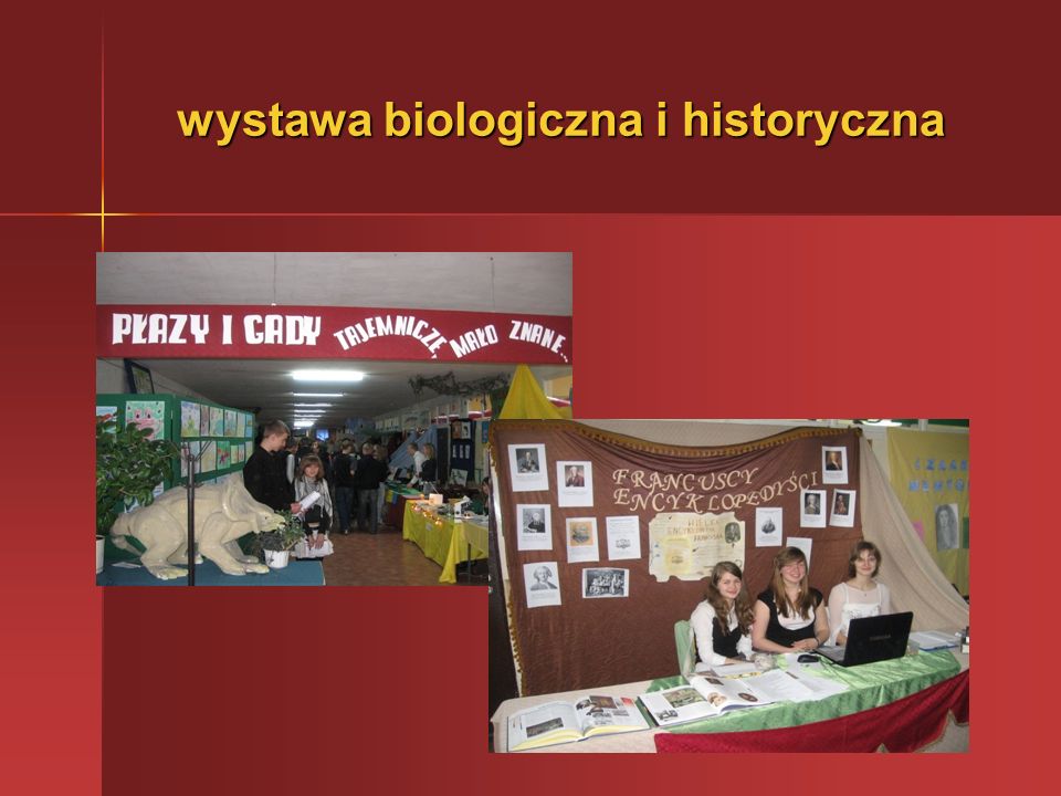 wystawa biologiczna i historyczna