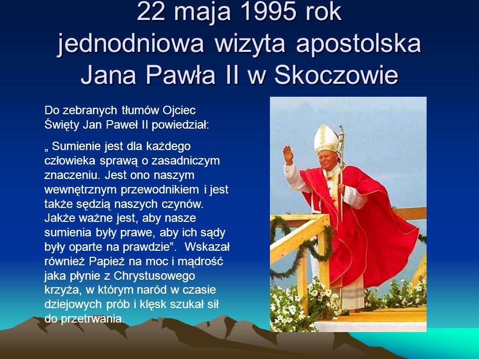 ROK 1979 Karol Wojtyła jako Papież Jan Paweł II po raz pierwszy ...