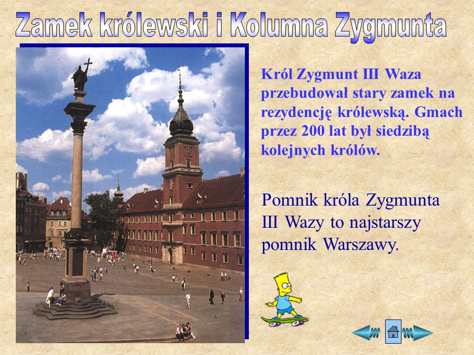 Zamek królewski i Kolumna Zygmunta