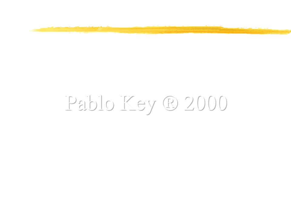 Pablo Key ® 2000