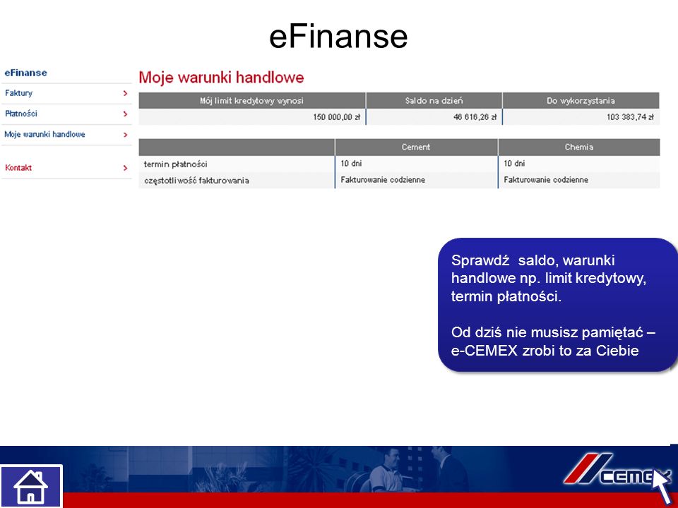 eFinanse eFinanse to moduł udostępniający transakcje finansowe.