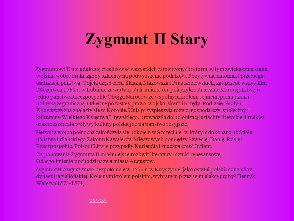 Zygmunt II Stary