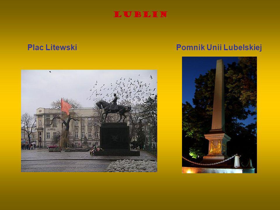 Lublin Plac Litewski Pomnik Unii Lubelskiej