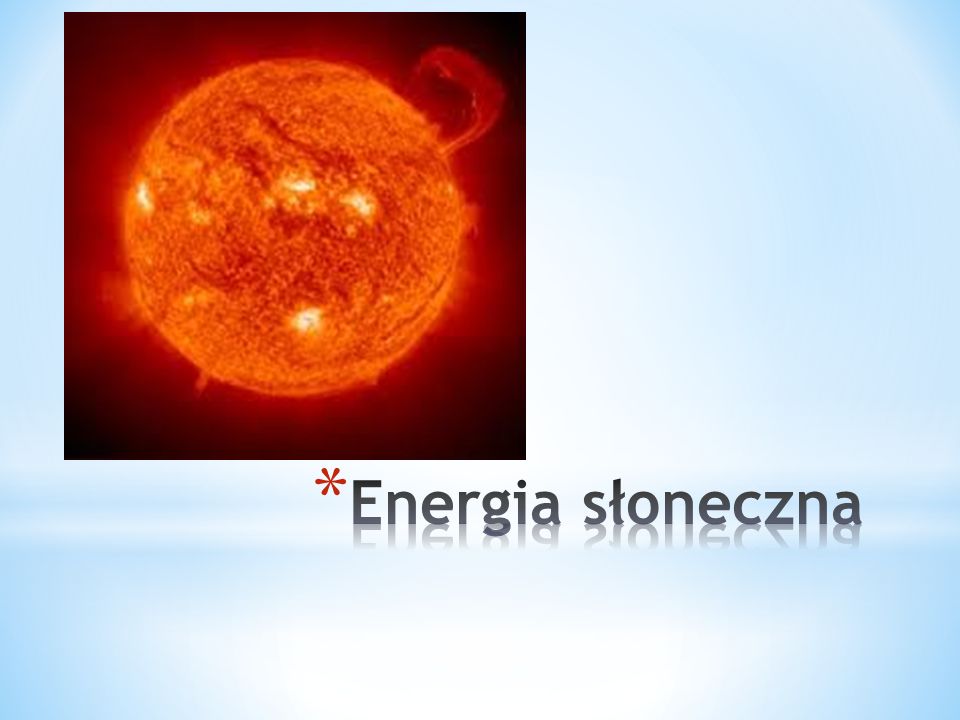 Energia słoneczna