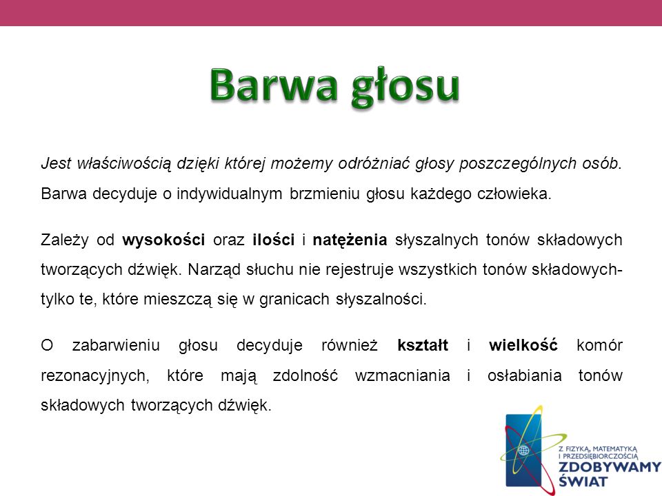 Barwa głosu ludzkiego