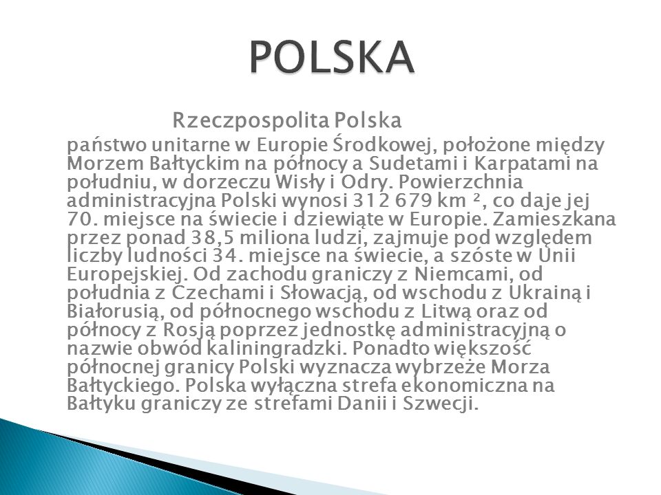 POLSKA Rzeczpospolita Polska
