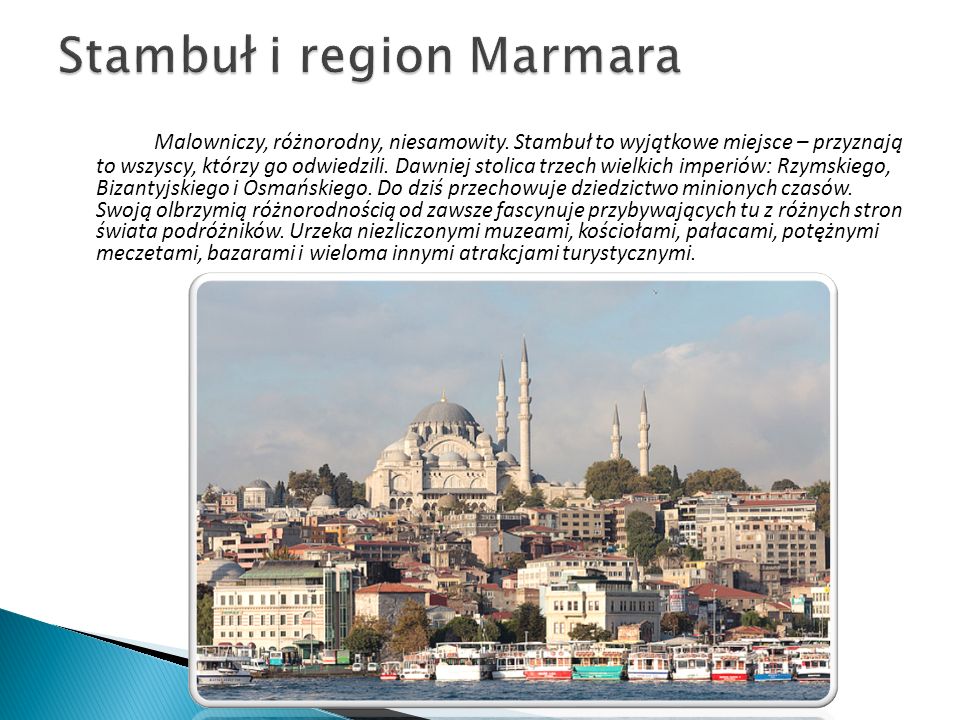 Stambuł i region Marmara