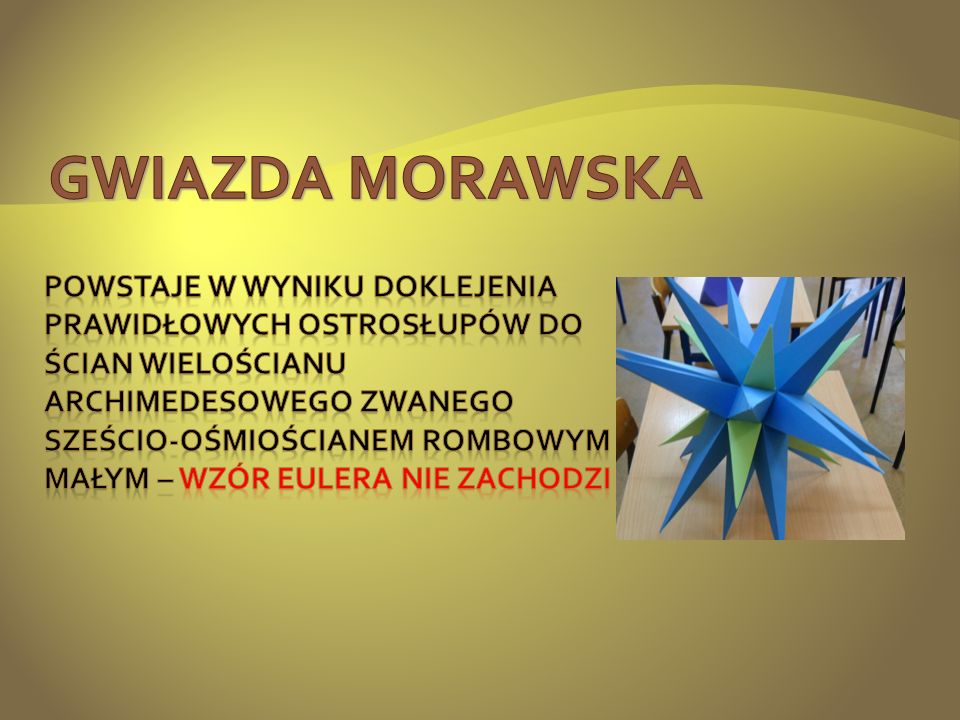 GWIAZDA MORAWSKA