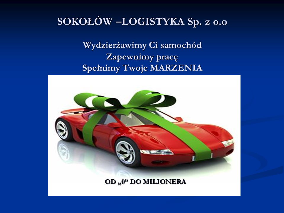 SOKOŁÓW –LOGISTYKA Sp. z o