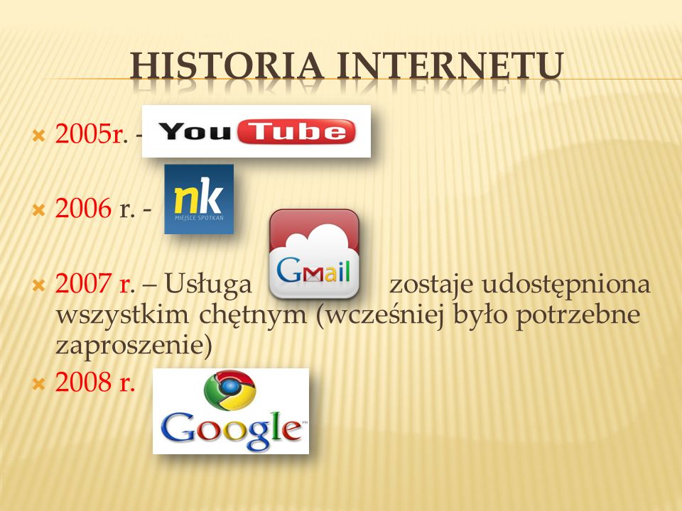 HISTORIA INTERNETU 2005r r. -