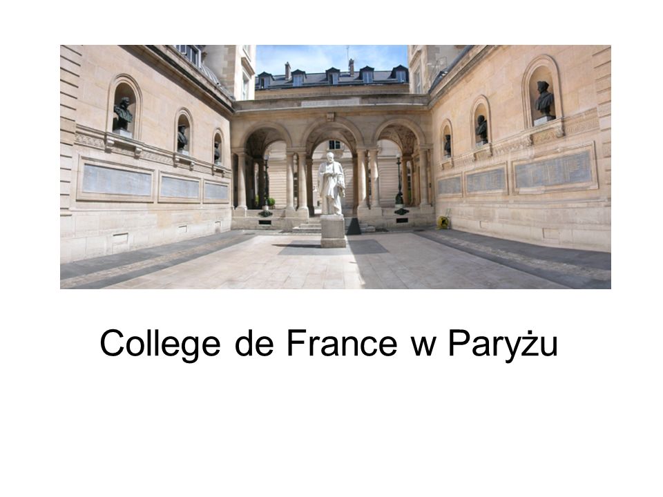 College de France w Paryżu