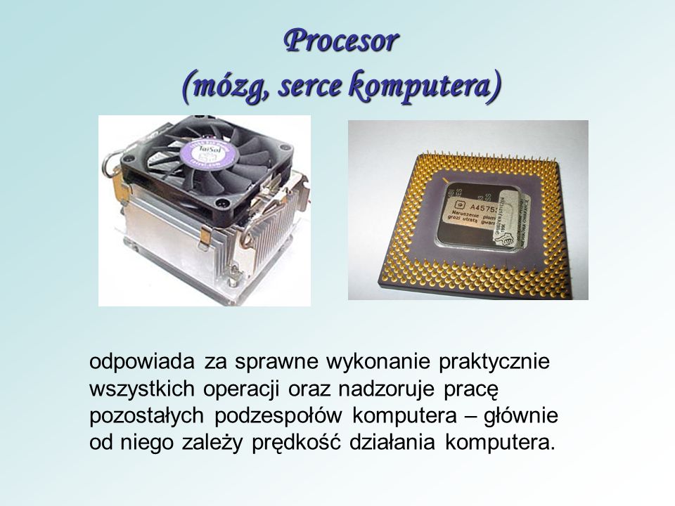 Procesor (mózg, serce komputera)