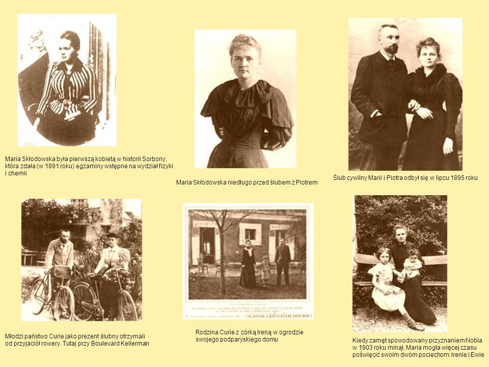 Maria Skłodowska była pierwszą kobietą w historii Sorbony,