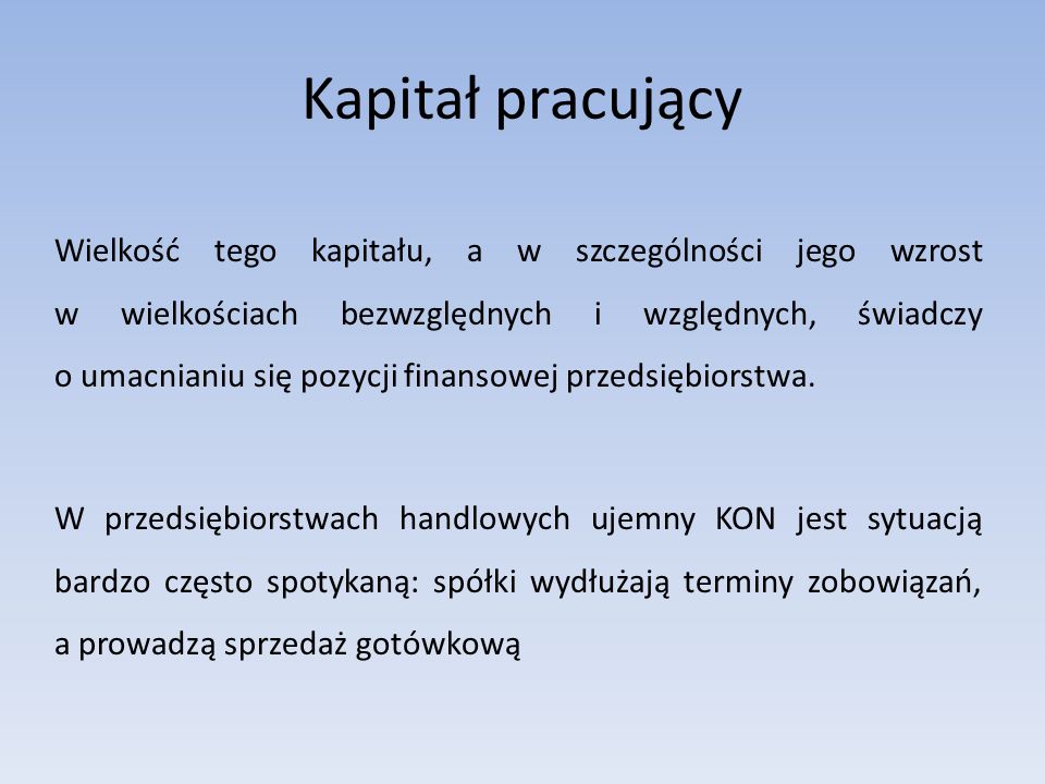 Kapital pracujacy