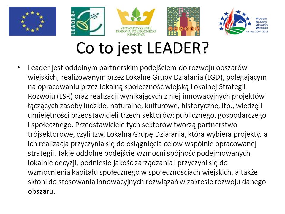 Co to jest LEADER