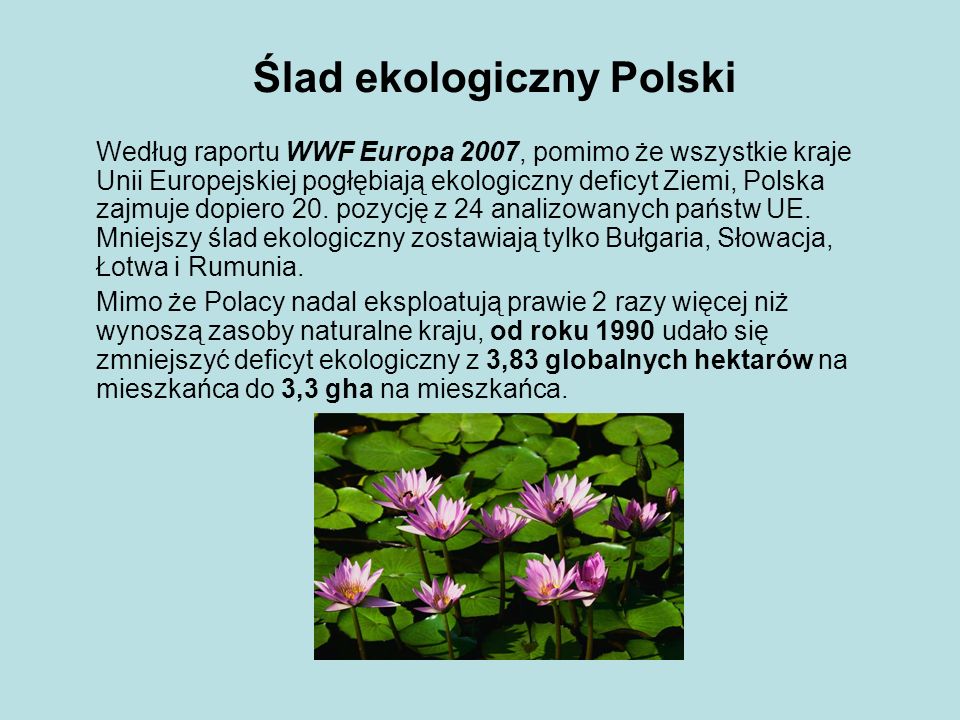 Ślad ekologiczny Polski