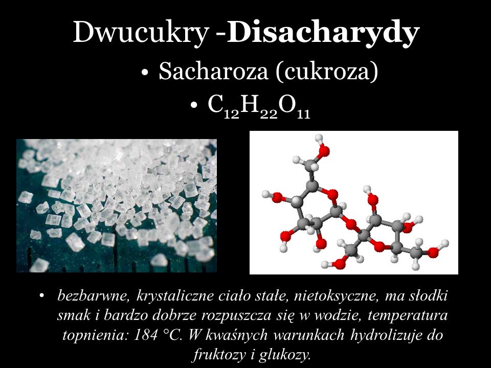 Dwucukry -Disacharydy
