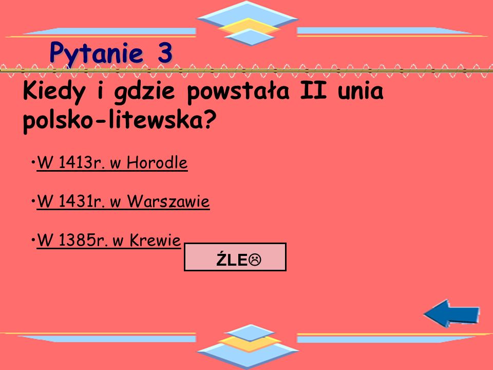 Pytanie 3 Kiedy i gdzie powstała II unia polsko-litewska