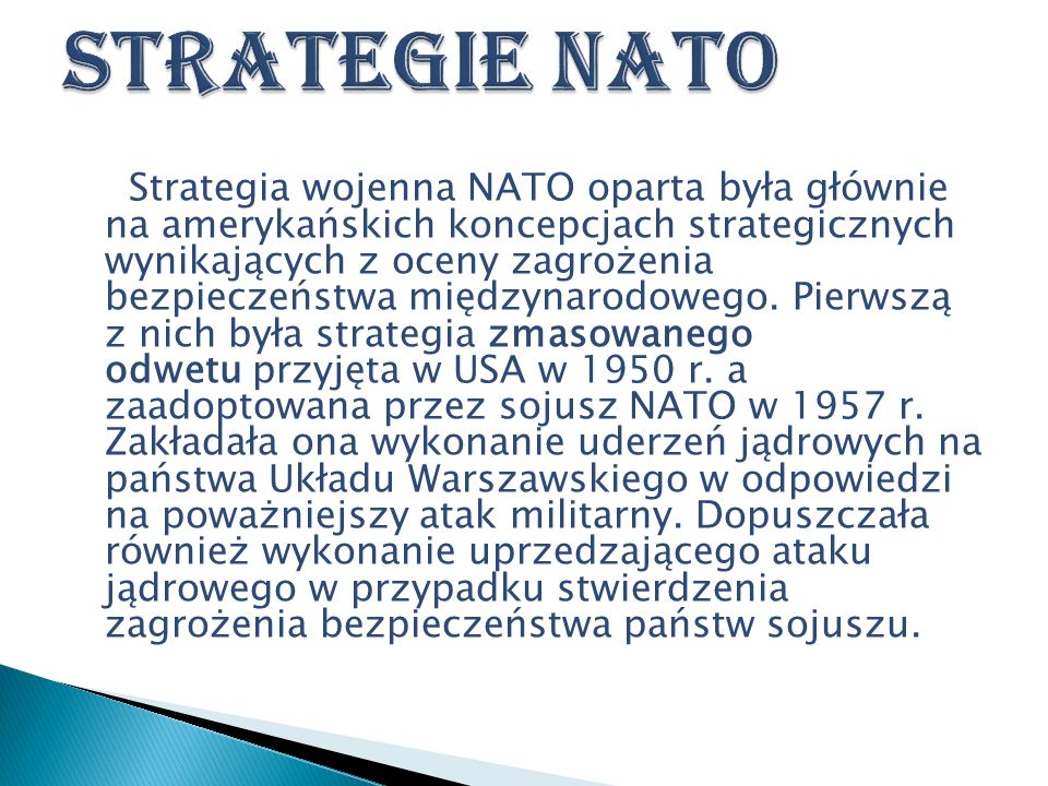 Strategie NATO