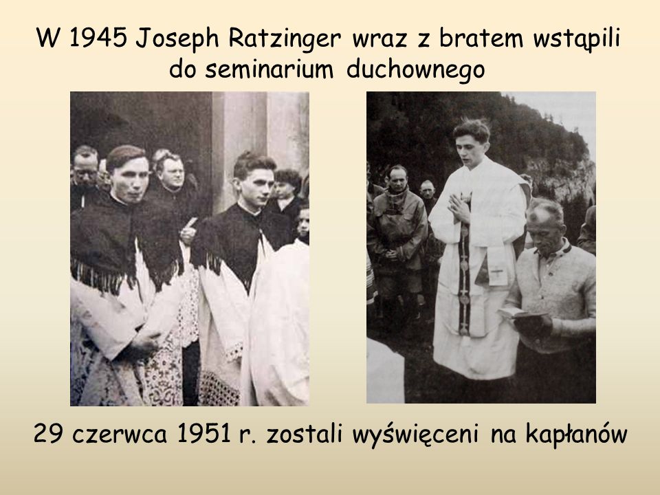 29 czerwca 1951 r. zostali wyświęceni na kapłanów