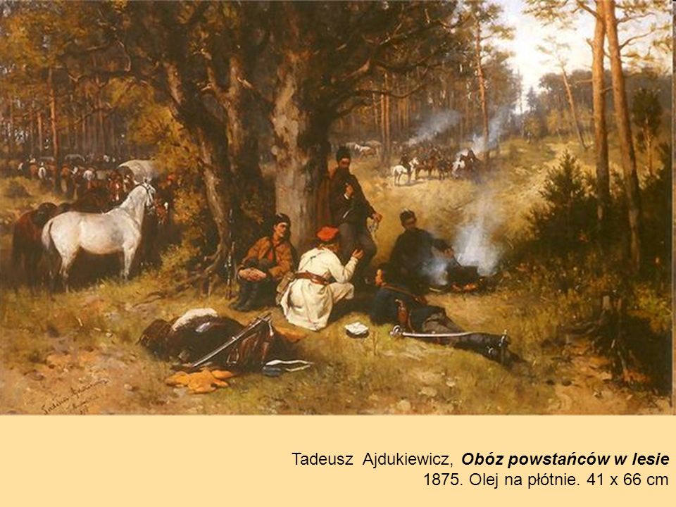 Tadeusz Ajdukiewicz, Obóz powstańców w lesie