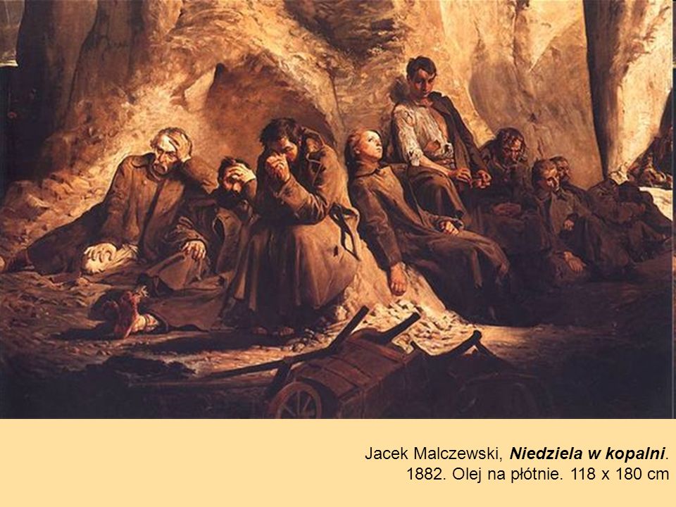 Jacek Malczewski, Niedziela w kopalni.