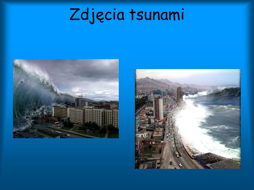 Zdjęcia tsunami