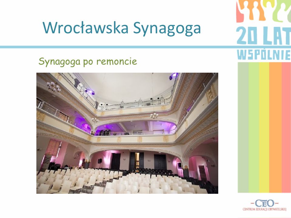 Wrocławska Synagoga Synagoga po remoncie