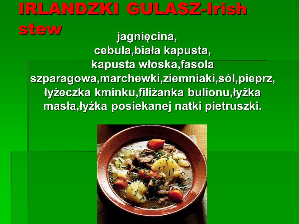 IRLANDZKI GULASZ-Irish stew