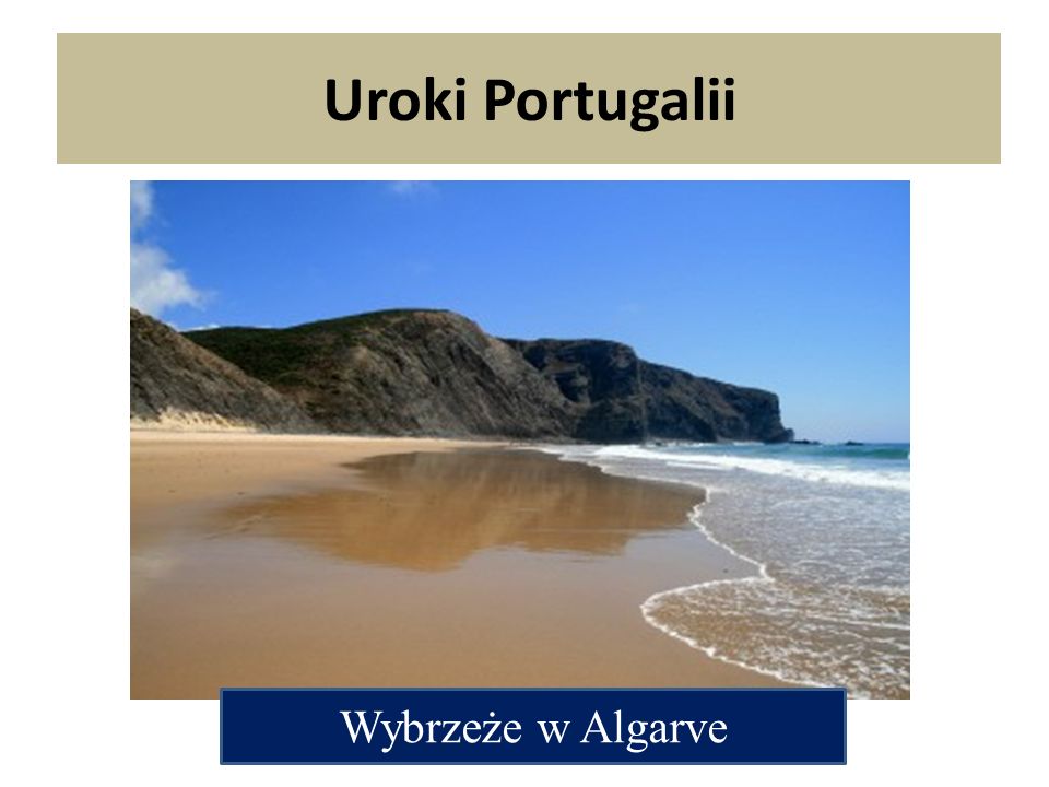 Uroki Portugalii Wybrzeże w Algarve