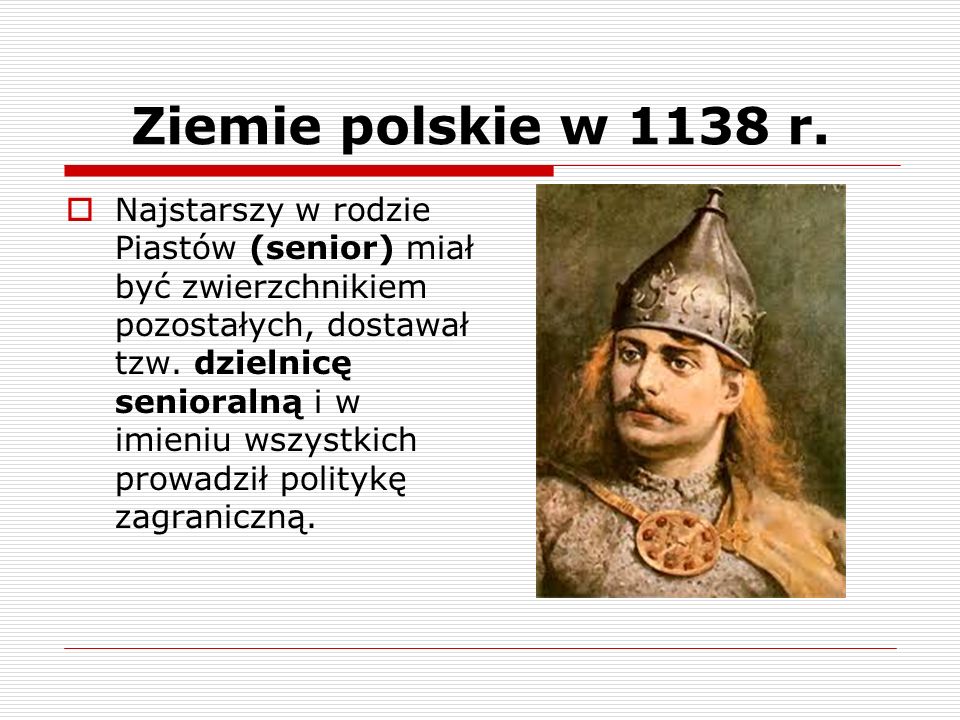 Ziemie polskie w 1138 r.