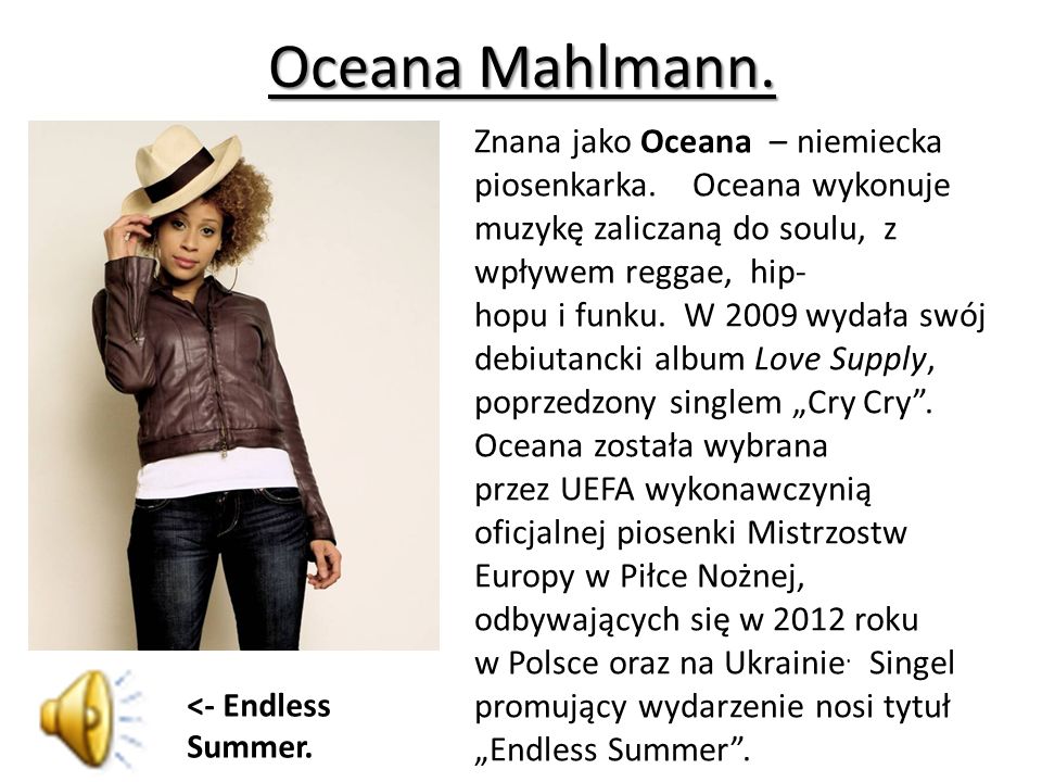 Oceana Mahlmann.