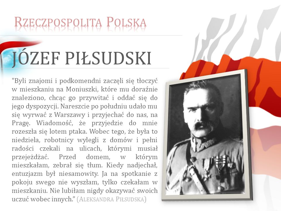 Józef Piłsudski Rzeczpospolita Polska