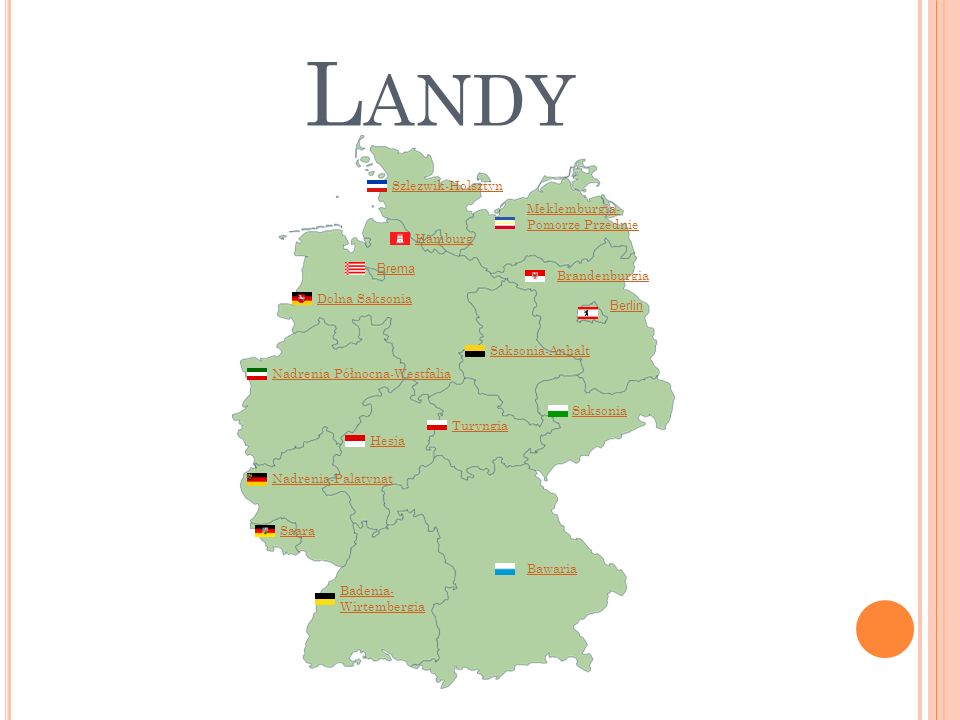Landy Szlezwik-Holsztyn Meklemburgia-Pomorze Przednie Hamburg Brema