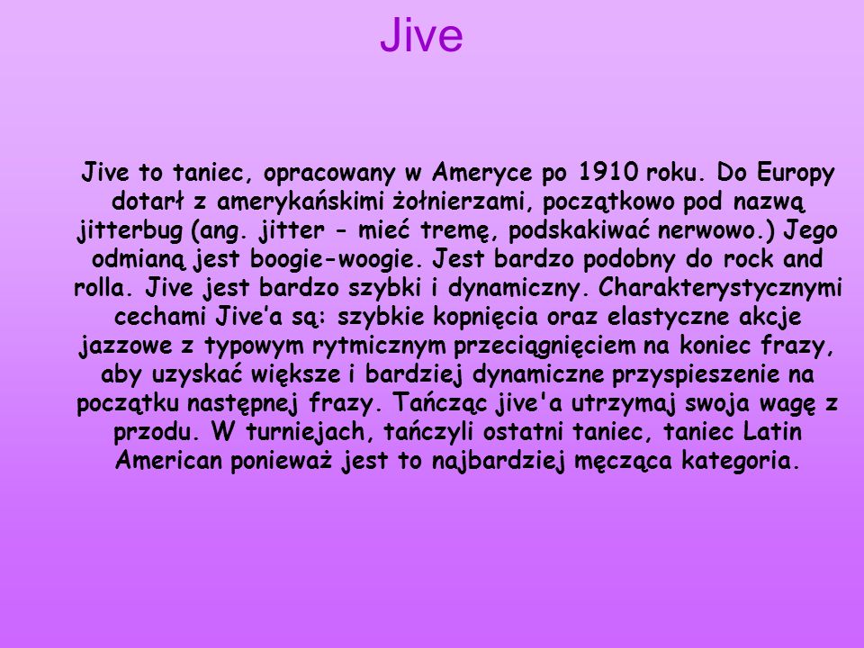 Jive