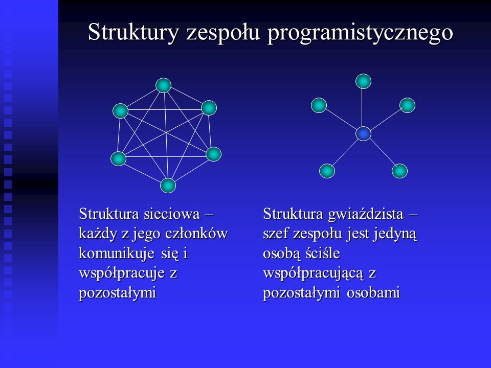 Struktury zespołu programistycznego