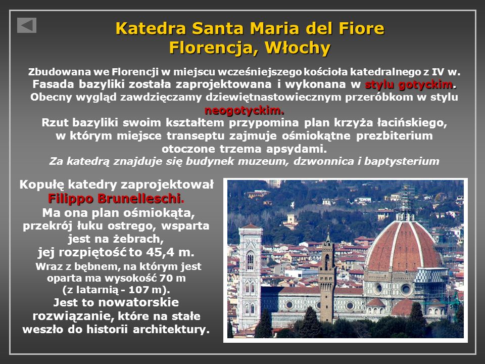 Katedra Santa Maria del Fiore Florencja, Włochy