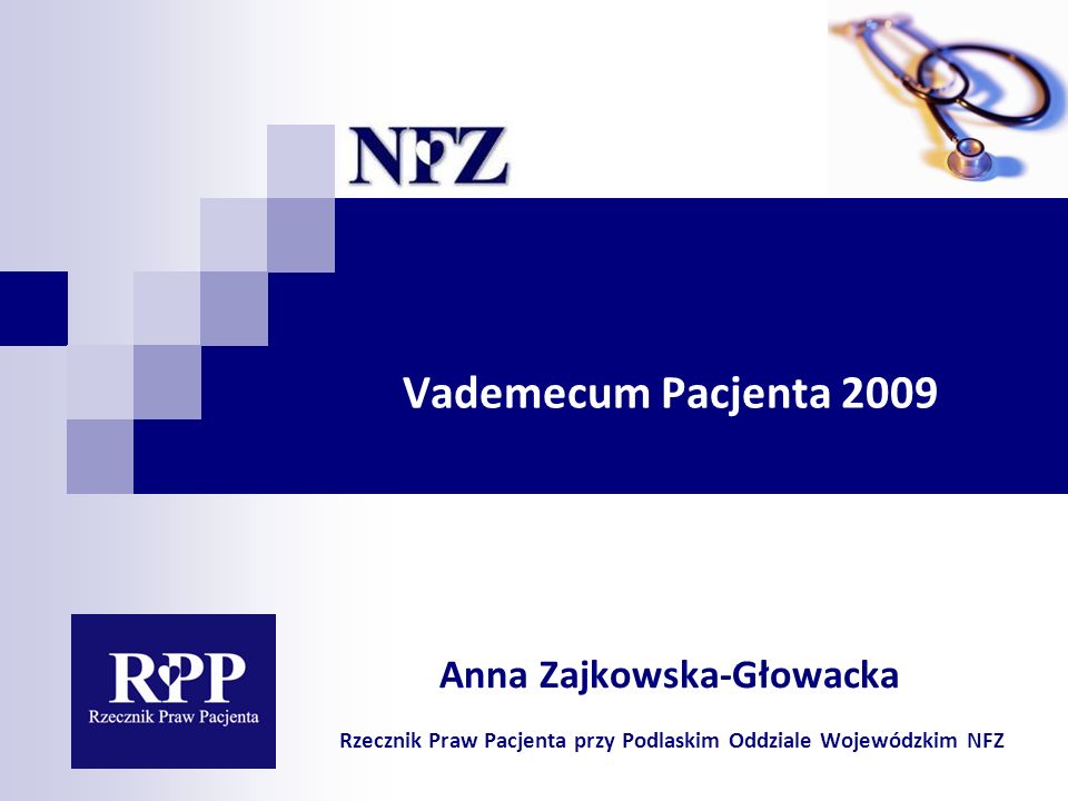 Vademecum Pacjenta 2009 Anna Zajkowska-Głowacka