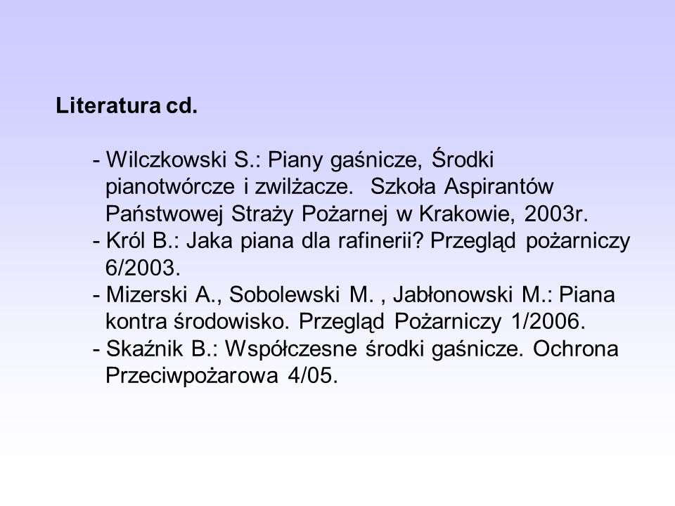 Literatura cd. - Wilczkowski S
