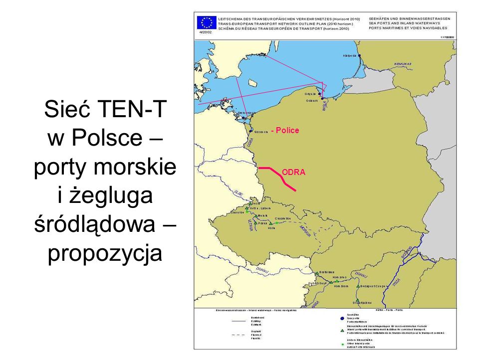 Sieć TEN-T w Polsce – porty morskie i żegluga śródlądowa – propozycja
