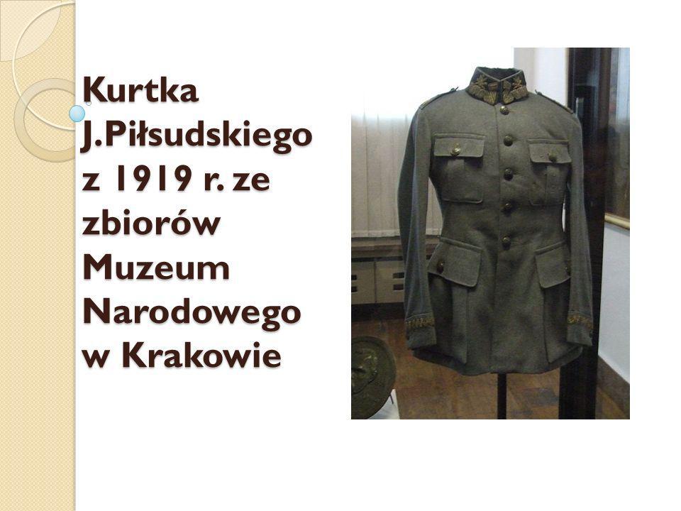 Kurtka J. Piłsudskiego z 1919 r