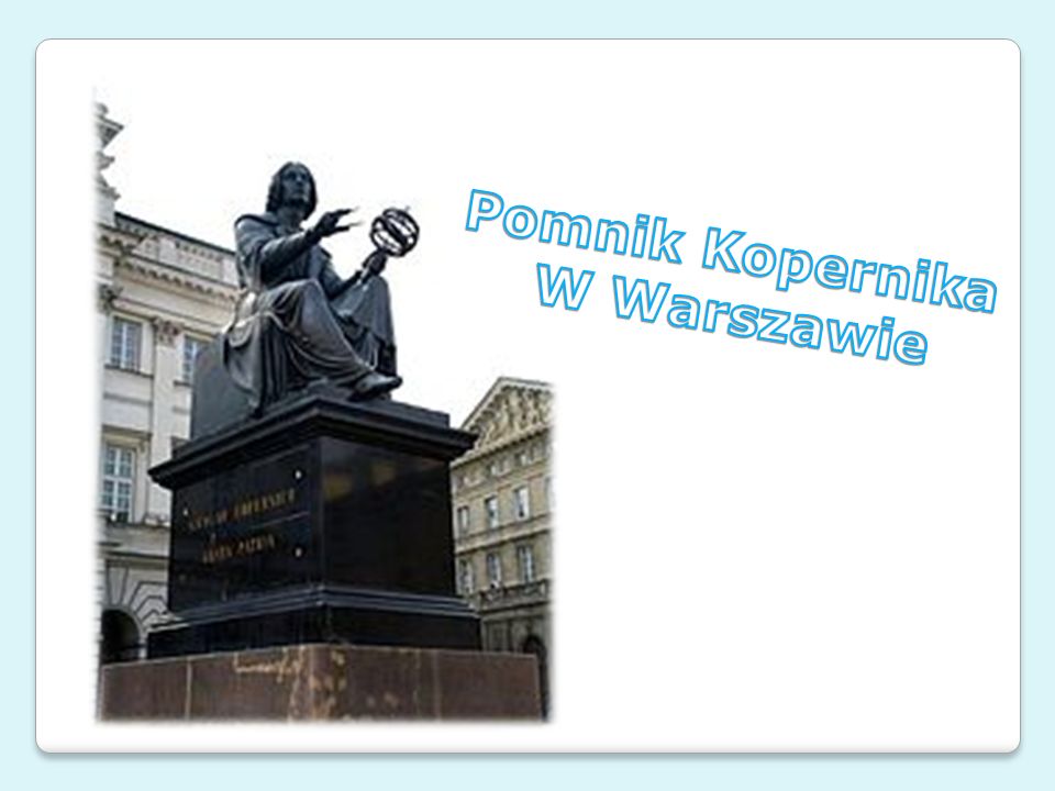 Pomnik Kopernika W Warszawie