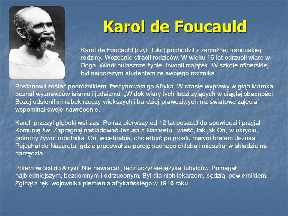 Karol de Foucauld