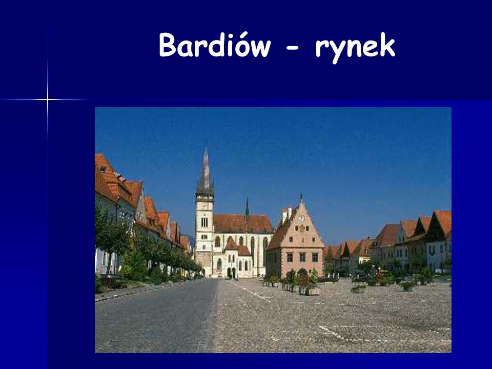 Bardiów - rynek