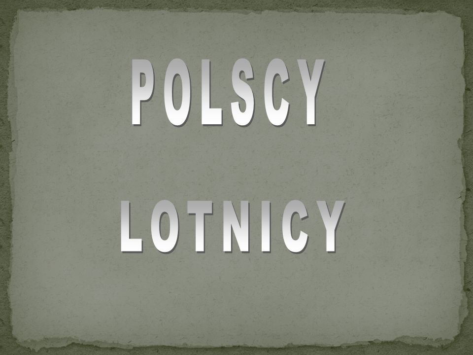 POLSCY LOTNICY